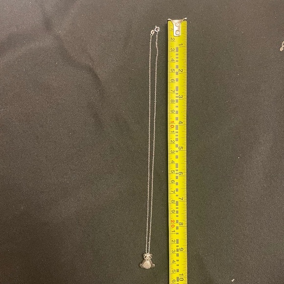 Silver Diamond Chip Panda & Necklace - Picture 4 of 5